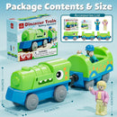 Dinosaur-Themed Electric Train Set for Young Children