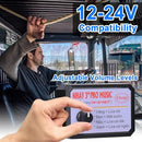 12-24V Car Horn Control System with Adjustable Volume and 12 Custom Sound Options