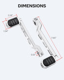 Chrome Shift Lever Pegs Set for Harley Touring Models