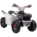 Aosom 6V White Quad ATV for Toddlers Aged 18-36 Months