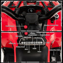 12V Electric Kids ATV Quad with 2 Speed Settings, MP3 Player, and Headlights - Red