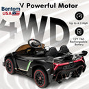 12V 4WD Electric Lamborghini Veneno Ride-On Car for Two Kids