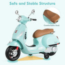 OLA KIDS 12V Electric Green Vespa Scooter for Kids