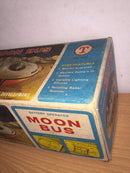 Interactive Space Moon Bus Rover with Lights - 9.5" Vintage Collectible from Hong Kong