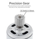 High-Speed 24V 25000RPM RS550 DC Motor with 15 Teeth