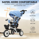 EOOWOY 7-in-1 Tricycle with 360° Swivel Seat for Toddlers Aged 18 Months to 5 Years