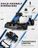 Okay Run 36V Electric Kids' Go Kart, Porsche Drift Kart, Blue