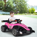 Electric Pink Racing Truck for Kids with Remote Control, MP3 Player, and Lights
