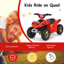 6V Electric Quad ATV Ride-On Toy for Toddlers - Red 4-Wheel Fun with Forward & Reverse