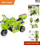 Mini 3-Wheel Electric Motorcycle with Headlights for Young Adventurers Ages 3-6