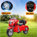 12V Electric Motorcycle Toy for Kids with LED Lights, Music, and Trunk, Ages 3-6