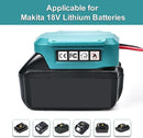 Makita 18V BL1830 BL1840 Lithium-Ion Battery Adapter in Blue