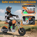 UL Approved Electric Mini Chopper Motorcycle for Kids 5-8 Years, 160W, 3 Speed