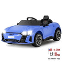 12V Electric Audi RS e-tron GT Ride-On Car for Kids in Blue