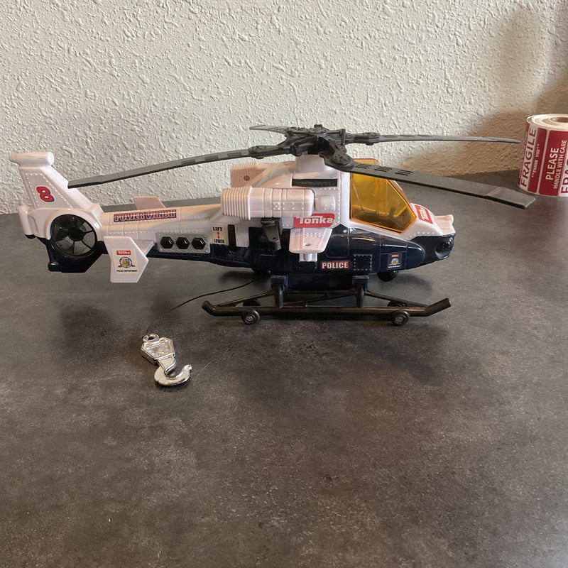 Motorized Mighty Police Helicopter Toy with Working Features
