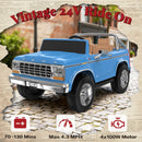 Ford F-150 24V 2-Person Electric Ride-On Vehicle for Children, Blue