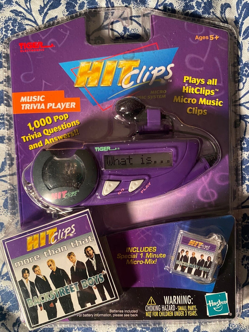 Y2K Music Trivia Player Featuring Backstreet Boys and More 2001 NOS