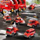 7-in-1 Fire Engine Playset for Toddlers Aged 3-5