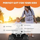 Battery-Powered Electric Kids ATV with LED Lights - 12V High & Low - Black