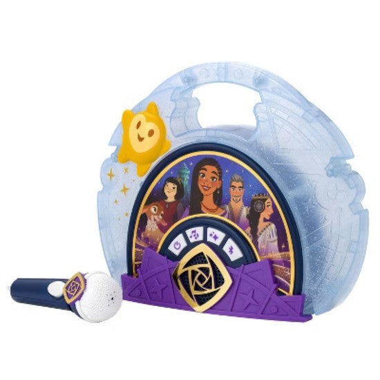 Kid-Friendly Portable Bluetooth Stereo Boombox with Built-In Light Show