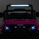 12V Electric Ride-On Toy Truck for Kids with Remote Control and LED Lights