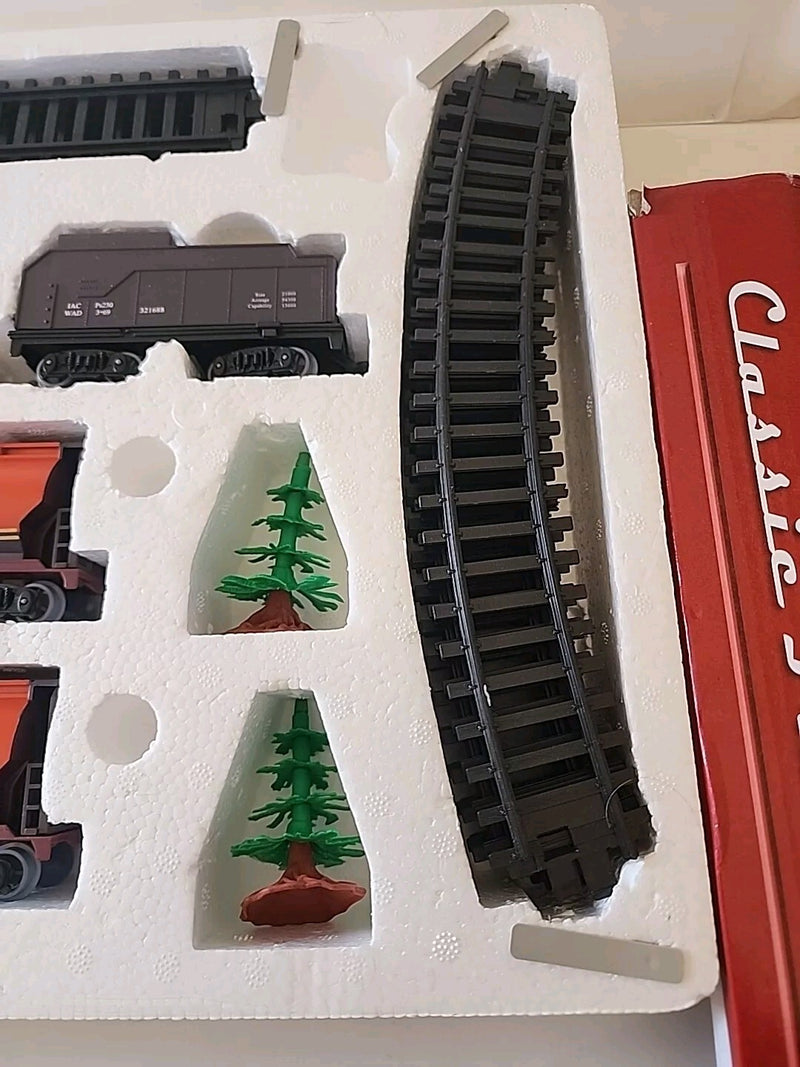 20-Piece Classic Train Set with Over 14 ft of Track - Used