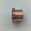 12-Segment Copper Conductive Slip Ring Commutator, 23x8x19.5mm