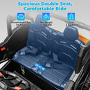 Blue 24V Electric 2-Seater Kids Ride-On Truck with Remote Control and 4WD