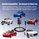 12V Charger for Ride On Toys with 5.5mm x 2.1mm Plug and 6.6Ft Cable for Bumper Cars and Tractors