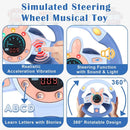 Interactive Musical Steering Wheel Toy for Kids - Blue
