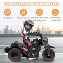Electric 6V Kids Motorcycle Ride-On with Bubble Machine and Headlight