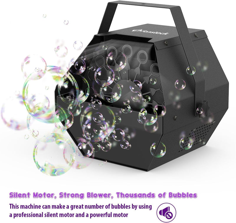 Wireless Automatic Metal Bubble Machine, Produces Over 10,000 Bubbles, for Indoor and Outdoor Use