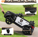 TOBBI 12V Police Electric Ride-On Car for Kids Aged 1-8