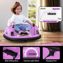 12V Electric 360° Rotating Bumper Car Toy for Toddlers with Remote Control