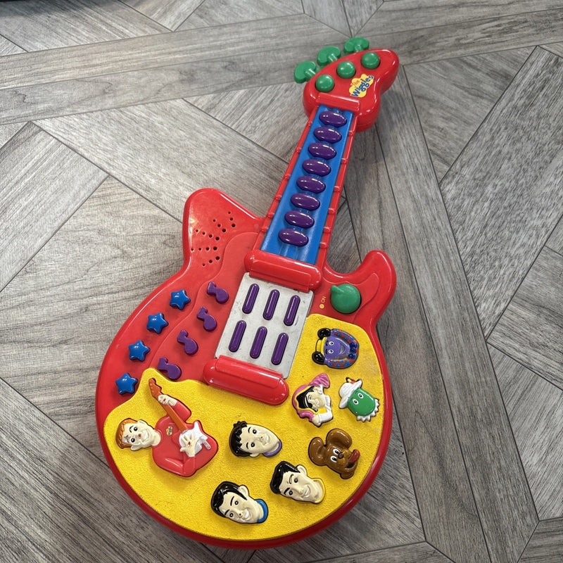 Play-Along Musical Guitar Toy with Touring Party Songs 2003 Red Spin Master