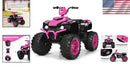 Kids' 4-Wheel Ride-On Car with USB and Music Features