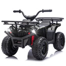 24V 160W Off-Road Ride-On ATV for Kids with Crash Bars, LED Lights, and Bluetooth Music