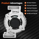Cadillac 2014-2015 Alternator Compatible with Chevrolet Traverse 2018-2020