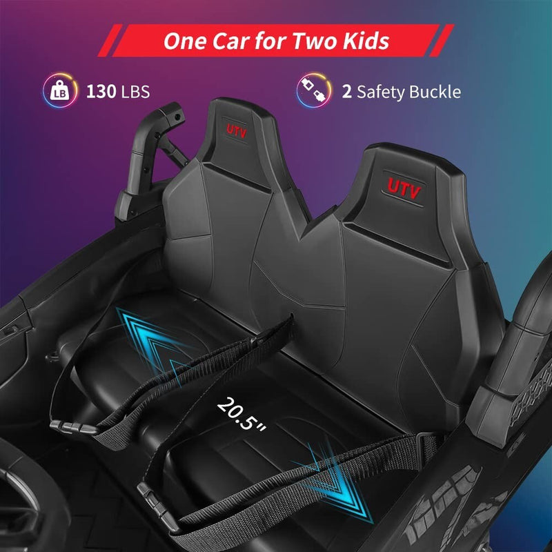 24V Electric 4WD Off-Road Ride-On UTV Quad Car for Kids