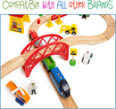 Kipipol Electric Action Train Set for Wooden Railways