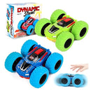 360° Rotating Blue Monster Truck Toy Cars for Kids (Set of 2)