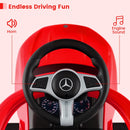 OLAKIDS 10061 Red 3-in-1 Mercedes Benz Push Car Ride-On Toy