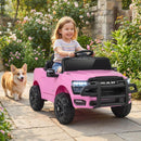 RAM 3500 Electric Ride-On Toy with Remote, LED Lights, Music, and Horn