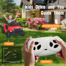 OROFULL Red 12V Electric Ride-On Car with Remote and Music for Toddlers