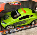 Green Motorized Wheelie Poppers Toy Car with Sound Action