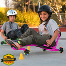 EzyRoller Pink Ride-On Toy with LED Wheels for Ages 3-12