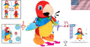 Interactive Walking Plush Toy Parrot that Mimics Your Voice