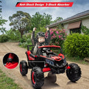 Kids' Red 24V Dual-Seater Electric UTV Car