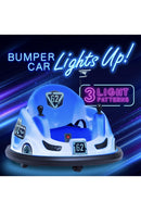 Glow Light-Up Bumper Car Ride-On Toy with 360 Spins for Kids Aged 3 and Up