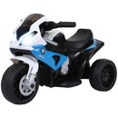 6V Licensed BMW S1000RR Blue Kids Three-Wheel Ride-On Motorcycle with Headlight